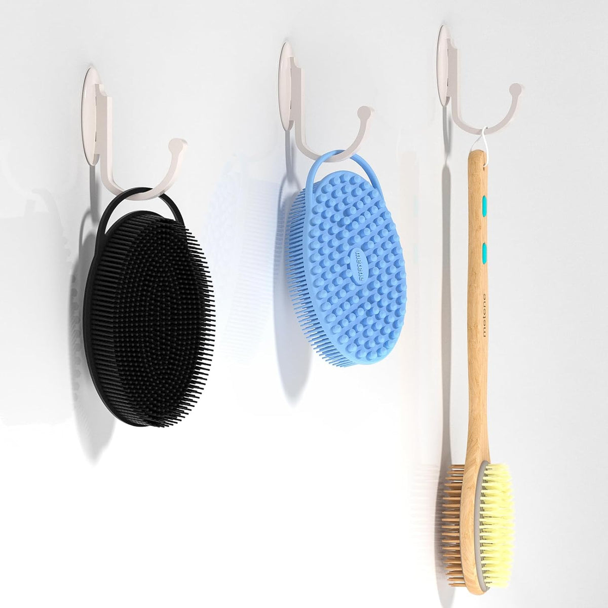 Soft Silicone Body Scrubber, Exfoliating Shower Scrubber for Cleansing Skin, Lathers Well